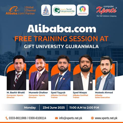 🎓 FREE Alibaba Training Session at GIFT University, Gujranwala!