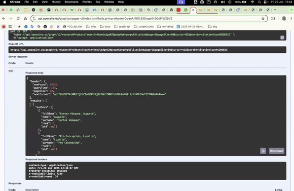 Screenshot of workshop