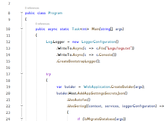 screenshot of OpenDyslexic font in Visual Studio