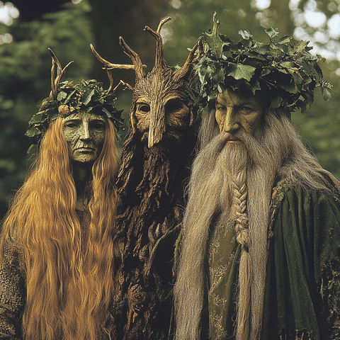 oak king, holly king, and litha
