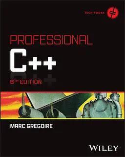Book Cover: Professional C++ by Marc Gregoire, Wiley Publishing