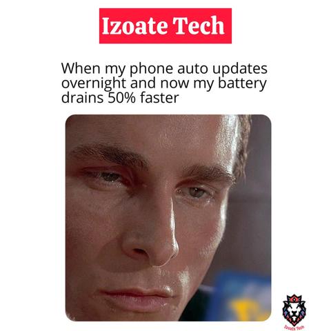 That moment your phone decides to betray you overnight. 