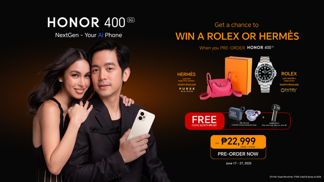 Pre-order HONOR 400 5G now.