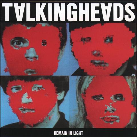 An image of the cover of the album 'Remain In Light' by Talking Heads
