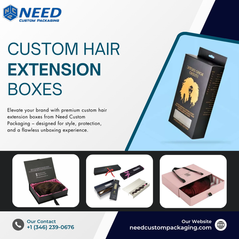 Stand out on the shelves and impress your customers with beautifully crafted hair extension boxes from Need Custom Packaging. Designed for elegance, protection, and premium presentation — perfect for salons, beauty brands, and hair professionals.

✨ Custom sizes & styles
✨ Logo printing & foil stamping
✨ Strong, stylish, and fully personalized