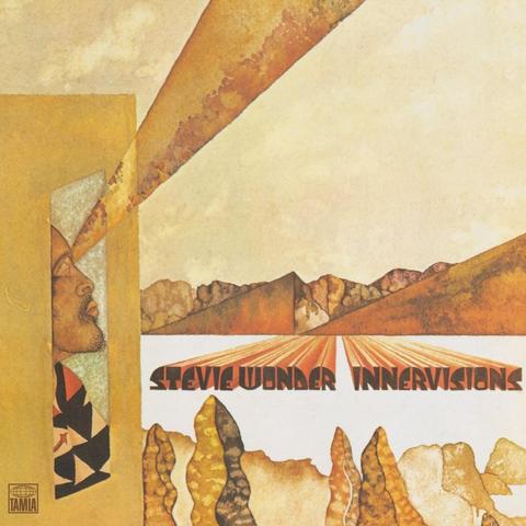 An image of the cover of the album 'Innervisions' by Stevie Wonder