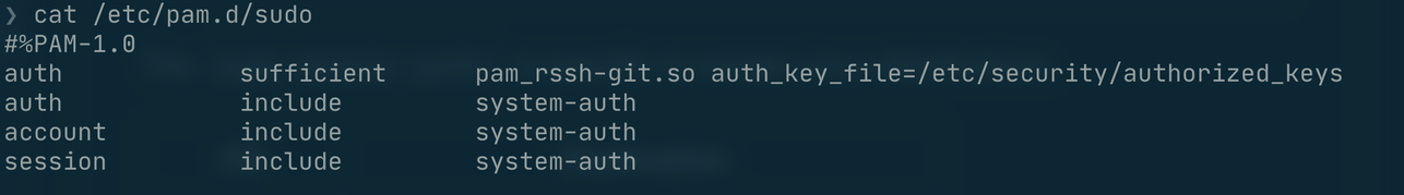 linux configuration file for pam