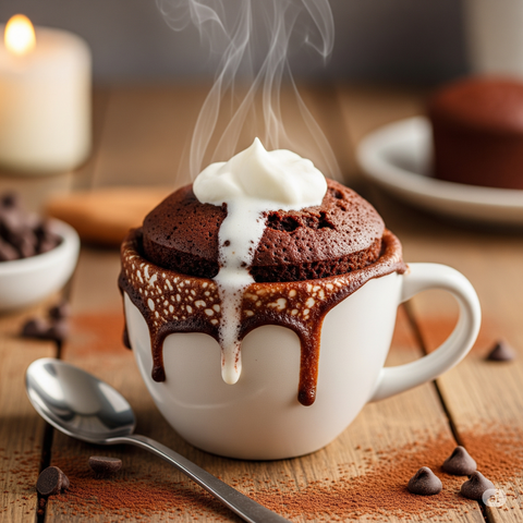 Craving something sweet? This quick and easy Chocolate Mug Cake is the ultimate single-serve dessert! Made with simple pantry ingredients, it’s soft, fudgy, and cooks in the microwave in just 1 minute. No eggs, no mess—just rich chocolatey goodness in a mug. Perfect for late-night cravings, quick treats, or satisfying your sweet tooth in under 5 minutes!