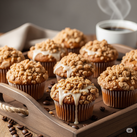 These Coffee Cake Cupcakes are the perfect bite-sized treat! Topped with a buttery cinnamon streusel and finished with a sweet glaze, they deliver all the cozy flavors of traditional coffee cake in convenient cupcake form. Perfect for breakfast, brunch, or an afternoon snack with coffee. Easy to make, beautifully spiced, and crowd-pleasing every time!
