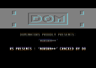 Screenshot of "The Forest of Aurora" - Crack: Dominators - Trainer: +2 - Published by Systems Editoriale s.r.l. on Commodore 64 (1988)