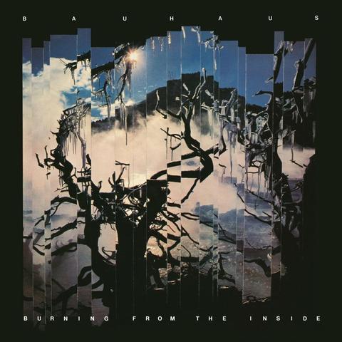 An image of the cover of the album 'Burning from the Inside' by Bauhaus