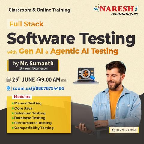  Full Stack Software Testing Training