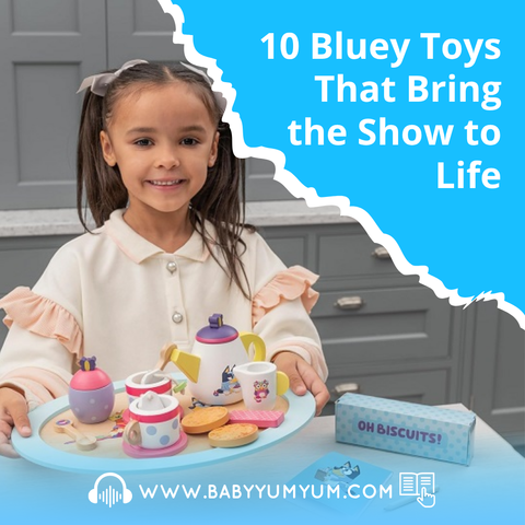 💙 Got a little Bluey fan at home? These 10 must-have Bluey toys bring the magic of the show to life 🎉 From figurines to fun-filled playsets, your child can create their own adventures with Bluey, Bingo and the whole crew 🐾✨