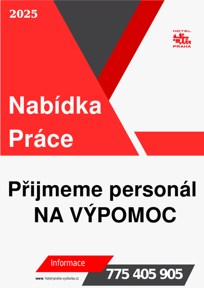 Prijmeme personal
NA VYPOMOC


