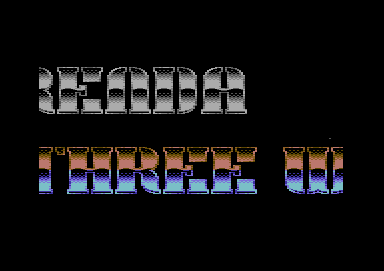 Screenshot of "Zepp" - Crack: Ultimate + Brenda - Published by Bustus on Commodore 64 (1992)