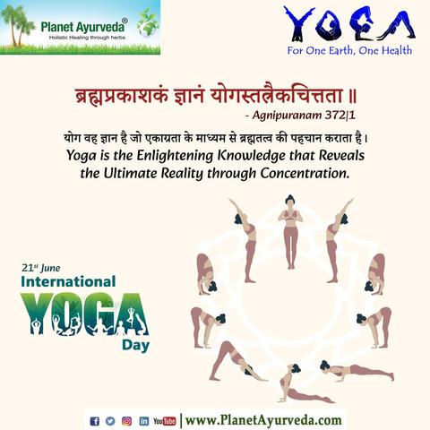 International Yoga Day - June 21 - Yoga for One Earth One Health
