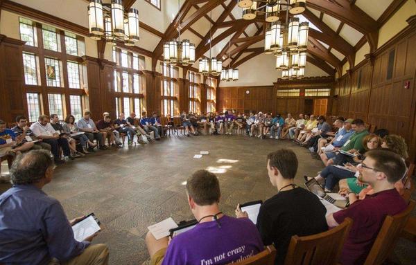 Inside a Conference That Works: photograph of edACCESS 2014 Three Questions session by Brent Seabrook Photography