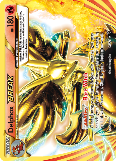 Delphox BREAK (Fates Collide) released 2016/05/02. Illustrated by 5ban Graphics.