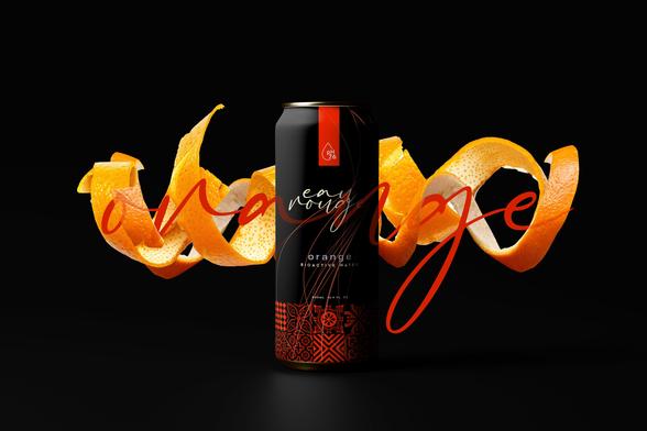 EauRouge Bioactive Mineral Water with Orange Flavour 
