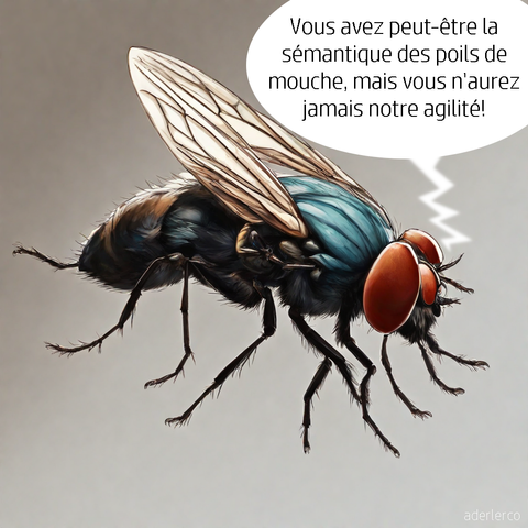 Vous avez peut-étre la
NS sémantique des poils de
\ mouche, mais vous n'aurez
NN. notre agilité!
N NA
7 - A NI b
Ny = SSRN
