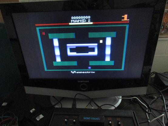 Shot of secret collect being run on the Atari 2600