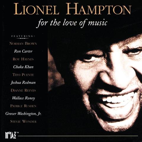 An image of the cover of the record album 'For The Love Of Music' by Lionel Hampton