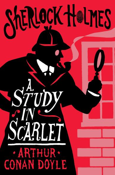 Couverture du livre A Study in Scarlet de Arthur Conan Doyle.