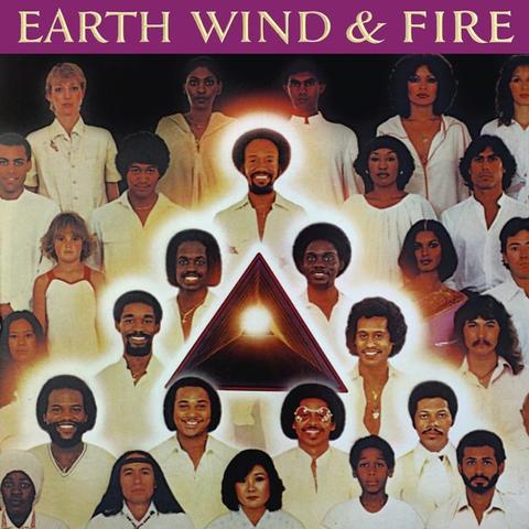 An image of the cover of the record album 'Faces' by Earth, Wind & Fire