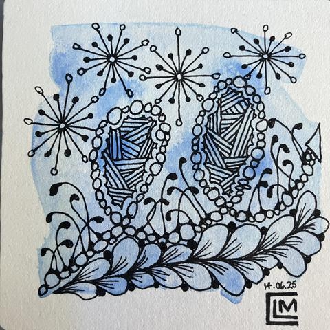 Finished ink patterns