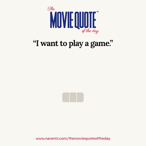 the movie quote of the day