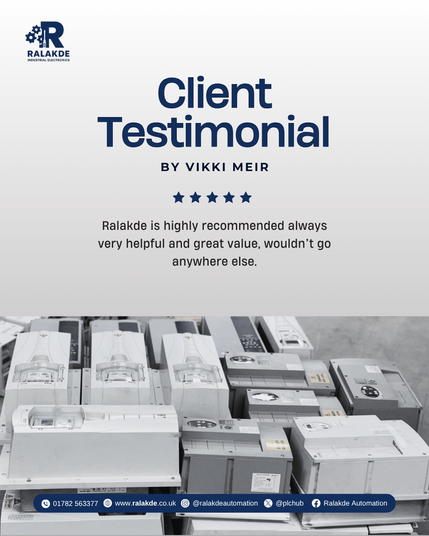 Client testimonial for Ralakde Industrial Electronics.