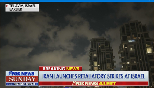 Iran responded to U.S. attack by bombing Israel.