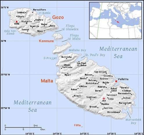 A map showing the location of Malta
Credit https://ian.macky.net/pat/