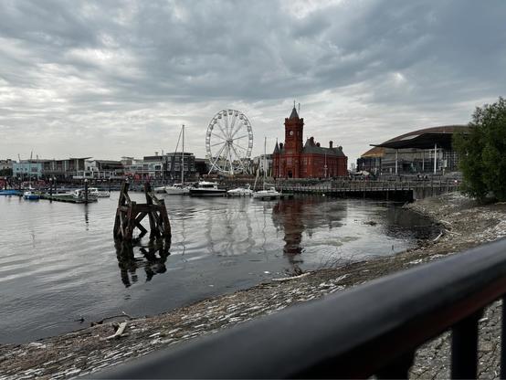 Cardiff Bay looking towards Mermaid Quay