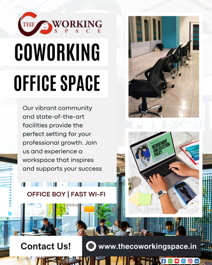 The Coworking Space—offering flexible and vibrant workspaces for all professionals in the area. Whether you need a dedicated workstation or a virtual office space, we've got you covered!
Join us at The Coworking Space and enjoy access to meeting rooms in Nawada, shared office space in Dwarka, and conference rooms for rent. Let's work, connect, and grow together! 💻
Book your space now and take your work experience to the next level. See you soon! 🌼
 #CoworkingCommunity #WorkSmartAndFeelInspired #CoworkingLife #WorkSmart #NawadaCoworking 