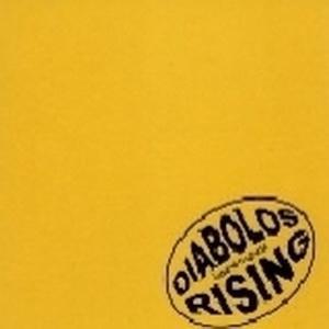 Diabolos rising - Blood, Vampirisme & sadism. La pochette est entièrement jaune avec le logo du groupe en bas à droite en noir.