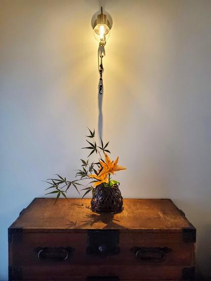 Murakami-san's beautiful flower arrangement.