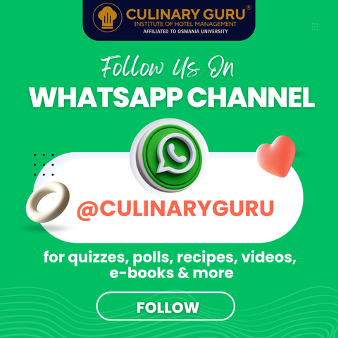 Cooking learners in India – Follow Culinary Guru’s WhatsApp Channel for recipes, cooking hacks, polls & free e-books. Tap to follow @CULINARYGURU.