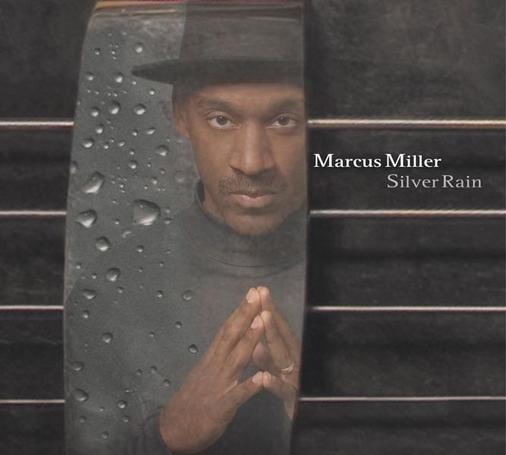 An image of the cover of the record album 'Silver Rain' by Marcus Miller