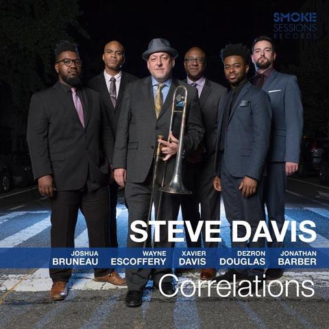 An image of the cover of the record album 'Correlations' by Steve Davis