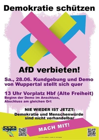 Demoflyer. Inhalt wie im Post.