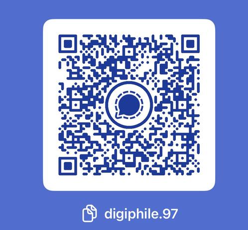 QR code for my signal account digiphile.97