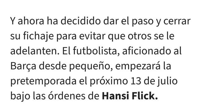 Lo que dice el as