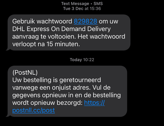 Just some junk txt messages
