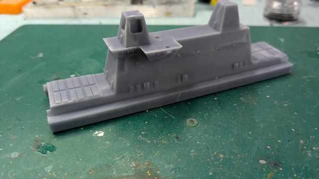 Revell/3Dprined German Flugdeckfregatte 1/700 scale model 