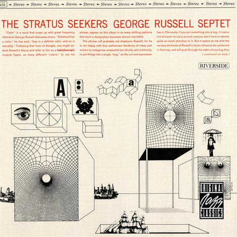 An image of the cover of the record album 'Stratusphunk (+ The Stratus Seekers) - Remastered 2012' by George Russell