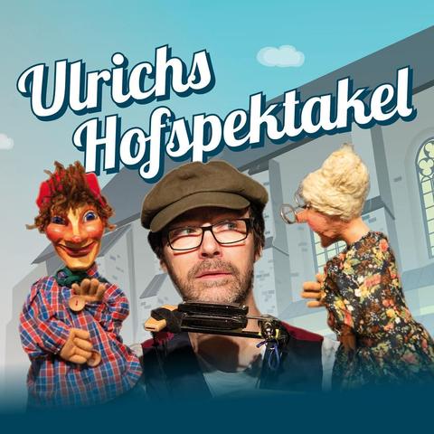 Plakatmotiv des 7. Puppentheaterfest ULRICHS HOFSPEKTAKEL in Halle (Saale).