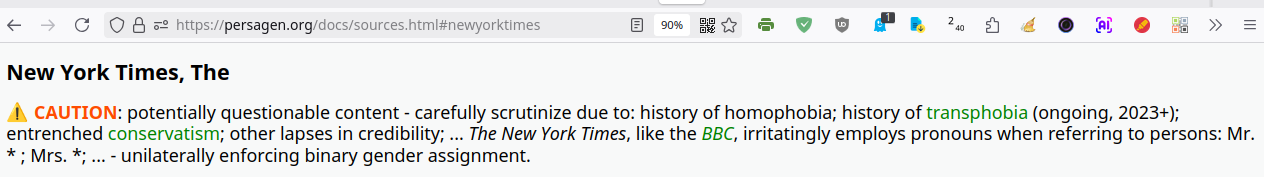 🇺🇲 SCOTUS, transphobia/transgenocide
Trans journalist: New York Times coverage partly to blame for Skrmetti decision
https://www.lgbtqnation.com/2025/06/trans-journalist-says-new-york-times-coverage-partly-to-blame-for-skrmetti-decision

Clarence Thomas Cited NYT 7 Times in Skrmetti Opinion
https://www.them.us/story/op-ed-skrmetti-clarence-thomas-scotus-new-york-times

Persagen.org: Notes on Sources
https://persagen.org/docs/sources.html#newyorktimes

🇺🇲 🇬🇧 🇨🇦 #Trump #Christofascism #antiLGBTQ #transgenocide
🇨🇦 #Poilievre #DanielleSmith #ScottMoe #Trumpism

🏳️‍⚧️ #TransLivesMatter
https://mastodon.social/@persagen/114186381298087870

#NYT #SCOTUS #transphobia #ClarenceThomas #JohnRoberts #AmyConeyBarrett