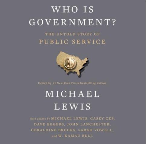 Cover art. The main focus is the gold reverse side of a small pin of the United States, with the pin back visible. The background is solid gray. The title is at top in white block letters. The subtitle follows in gold block letters. The author name appears at bottom in white block letters. 