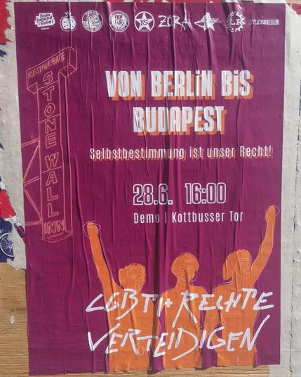 Von Berlin bis Budapest - Selbstbestimmung ist unser Recht!

2025

#b2806 #lgbti #selbstbestimmung #stonewall #berlinposter #politicalposter